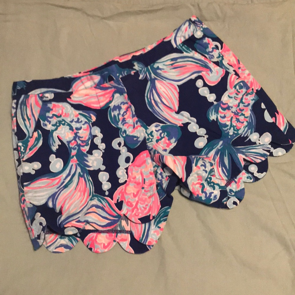 Lilly Pulitzer Scalloped Shorts